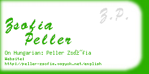 zsofia peller business card